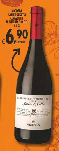 Deco Iperstore Nicosia sabbie di sutta cerasuolo di vittoria d.o.c.g. offerta