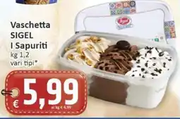Paghi Poco Vaschetta SIGEL I Sapuriti offerta