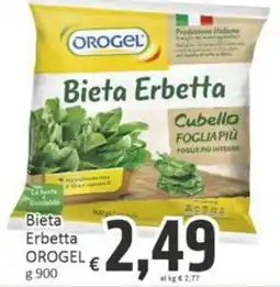 Paghi Poco Bieta Erbetta OROGEL offerta