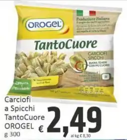 Paghi Poco Carciofi a Spicchi TantoCuore OROGEL offerta