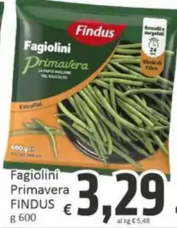 Paghi Poco Fagiolini Primavera Findus offerta