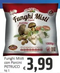 Paghi Poco Funghi Misti con Porcini PETRUCCI offerta