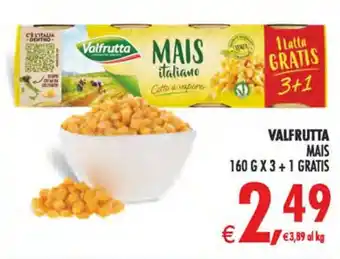 Deco Iperstore Valfrutta Mais italiano offerta