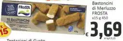 Paghi Poco Bastoncini di Merluzzo Frosta offerta