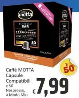 Paghi Poco Caffè Motta Capsule Compatibili Nespresso offerta