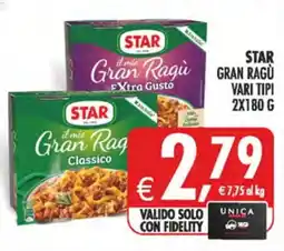 Deco Iperstore Star Gran Ragù offerta