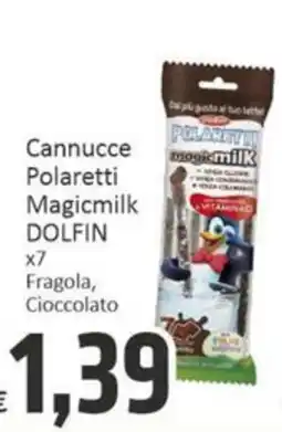 Paghi Poco Cannucce Polaretti Magicmilk DOLFIN offerta