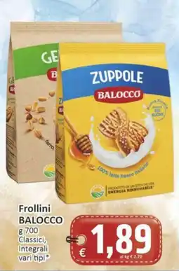 Paghi Poco Frollini BALOCCO offerta