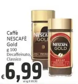 Paghi Poco Caffè NESCAFÉ Gold Decaffeinato, Classico offerta