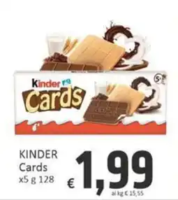 Paghi Poco Kinder Cards offerta