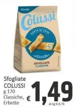 Paghi Poco Sfogliate Colussi Classiche offerta