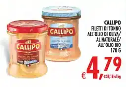 Deco Iperstore Callipo filetti di tonno offerta