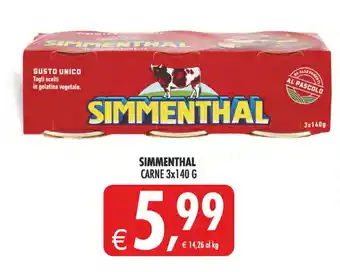 Deco Iperstore Simmenthal carne offerta