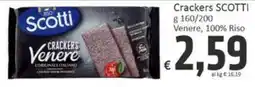 Paghi Poco Crackers Venere Scotti offerta