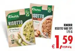 Deco Iperstore Knorr Risotto vari tipi offerta