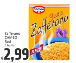 Paghi Poco Zafferano CAMEO Red offerta