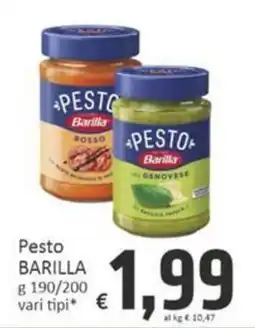 Paghi Poco Pesto Barilla offerta