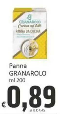 Paghi Poco Panna Granarolo offerta