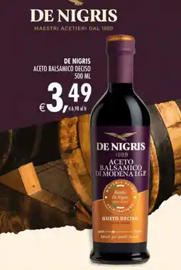 Deco Iperstore De Nigris Aceto Balsamico Deciso offerta