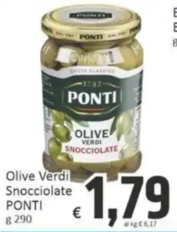 Paghi Poco Olive Verdi Snocciolate PONTI offerta