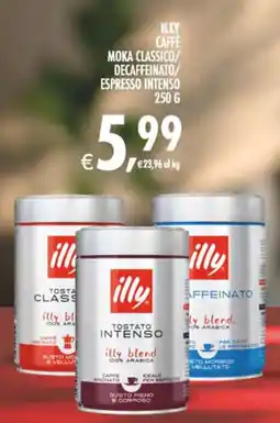 Deco Iperstore illy Caffè Moka Classico/Decaffeinato/Espresso Intenso offerta