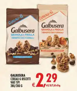 Deco Iperstore Galbusera Cereali G Biscotti offerta
