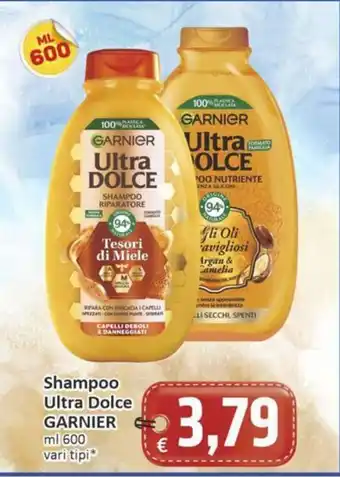 Paghi Poco Shampoo Ultra Dolce Garnier offerta