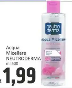 Paghi Poco Acqua Micellare Neutroderma offerta