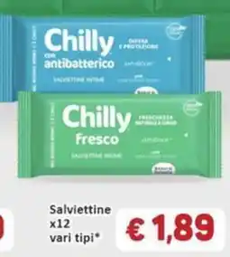 Paghi Poco Chilly salviettine intime offerta