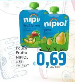 Paghi Poco Pouch Frutta NIPIOl offerta