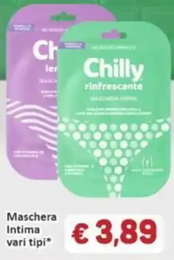 Paghi Poco Chilly maschera intima rinfrescante offerta