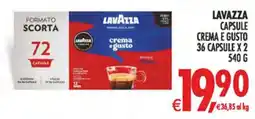 Deco Iperstore Lavazza capsule crema e gusto offerta