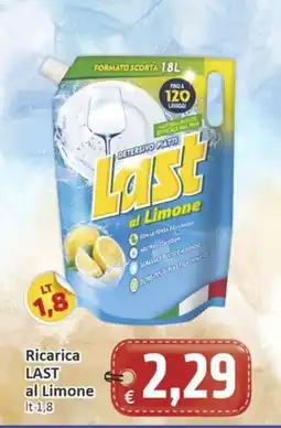 Paghi Poco Ricarica LAST al Limone offerta