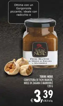 Deco Iperstore Terre Nere confettura di fichi bianchi miele di zagara e mandorle offerta