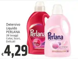 Paghi Poco Detersivo liquido Perlana offerta