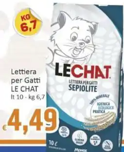 Paghi Poco Lettiera per Gatti LE CHAT offerta