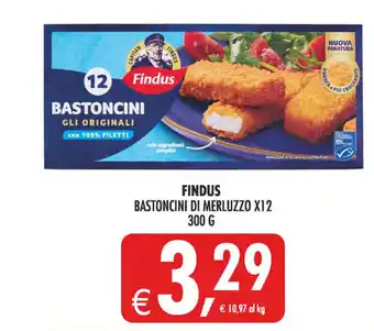Deco Iperstore Findus Bastoncini di merluzzo offerta