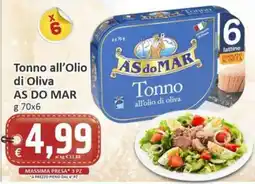 Paghi Poco Tonno all’olio di oliva AS DO MAR offerta