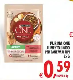 Deco Iperstore Purina One alimento umido per cane vari tipi offerta