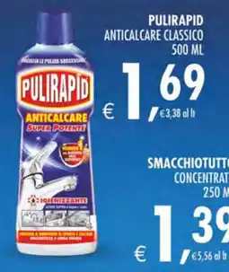 Deco Iperstore Pulirapid anticalcare classico offerta