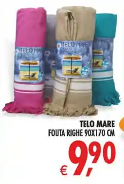 Deco Iperstore Telo mare fouta righe offerta