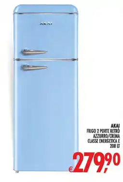 Deco Iperstore Akai frigo 2 porte retrò offerta