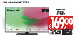 Deco Iperstore Panasonic Smart TV 40" Fire FHD offerta