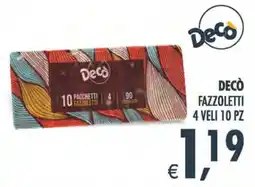Deco Iperstore Decò Fazzoletti offerta