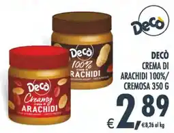 Deco Iperstore Decò Crema di arachidi offerta
