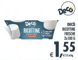 Deco Iperstore Decò Ricottine offerta