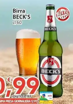 Sidis Birra BECK'S offerta
