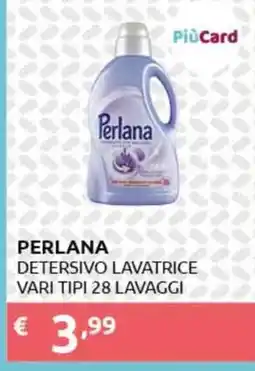 PiùMe Perlana Detersivo Lavatrice offerta