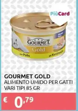 PiùMe Gourmet Gold alimento umido per gatti offerta