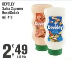 Conté Supermercati Develey Salsa Squeeze Rosa/Kebab offerta